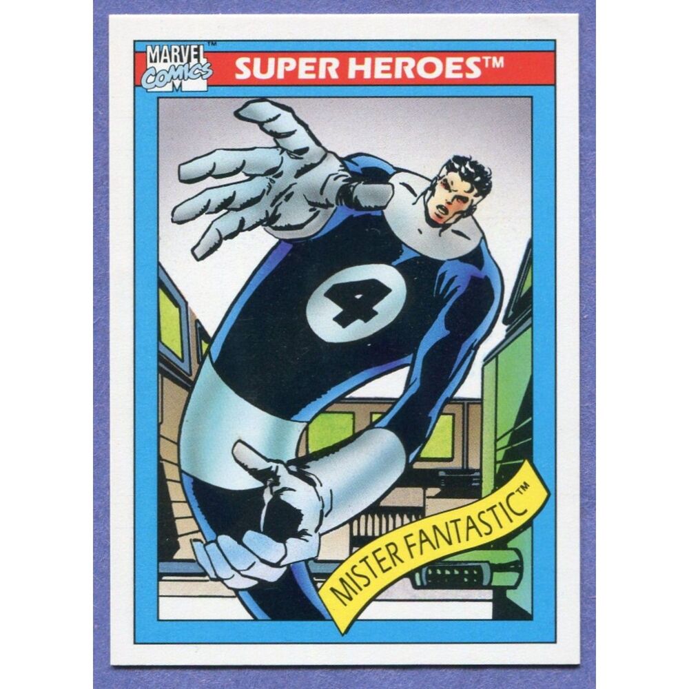 1990 Marvel Universe Card - #19 Mr. Fantastic